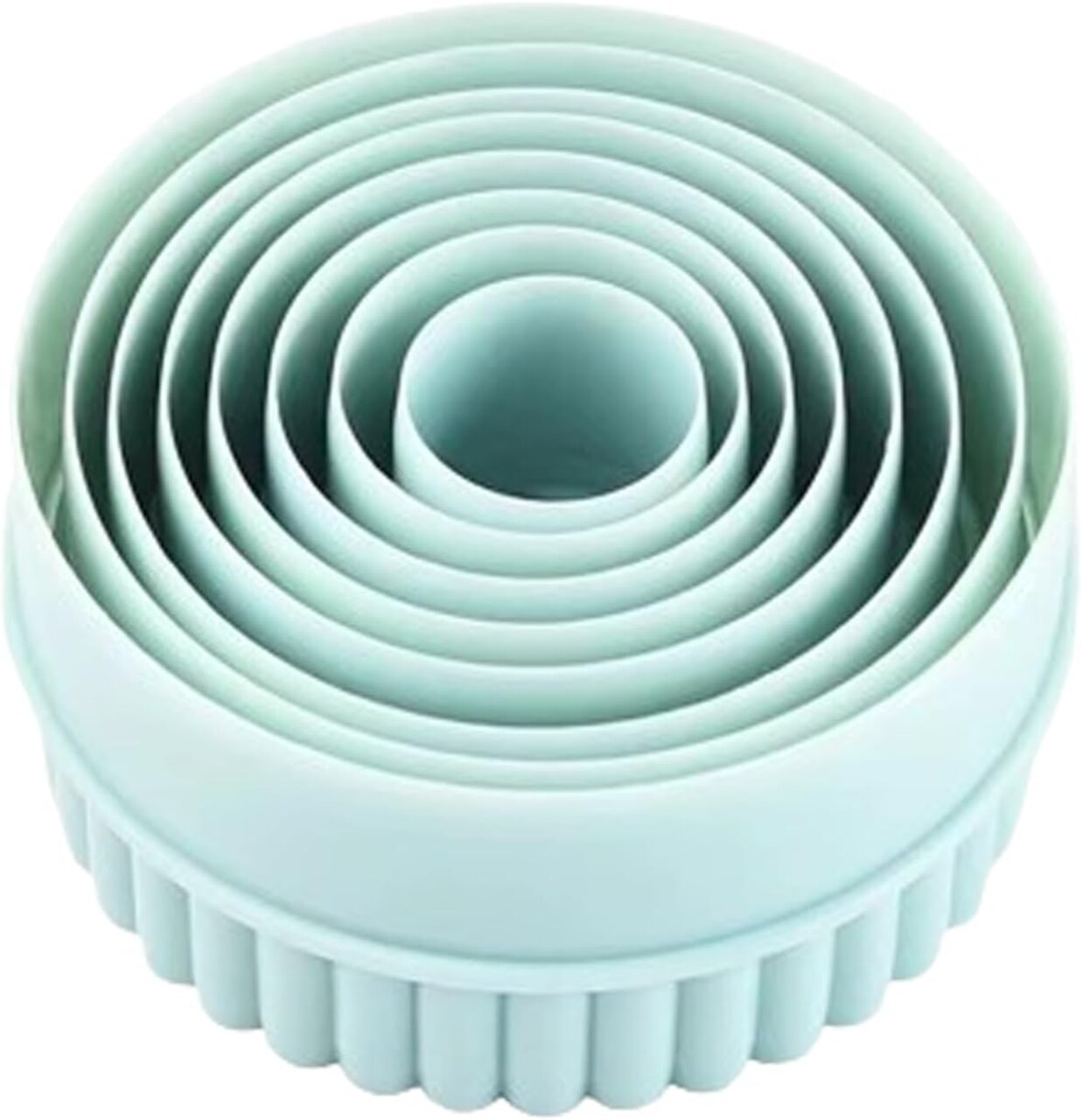 Cookie Cutters, 8 PCS Ideal Biscuit Cutter Tool, Highly Versatile Round & Circle Cutter, Perfect for Creating Unique Shaped Biscuits and Cookies